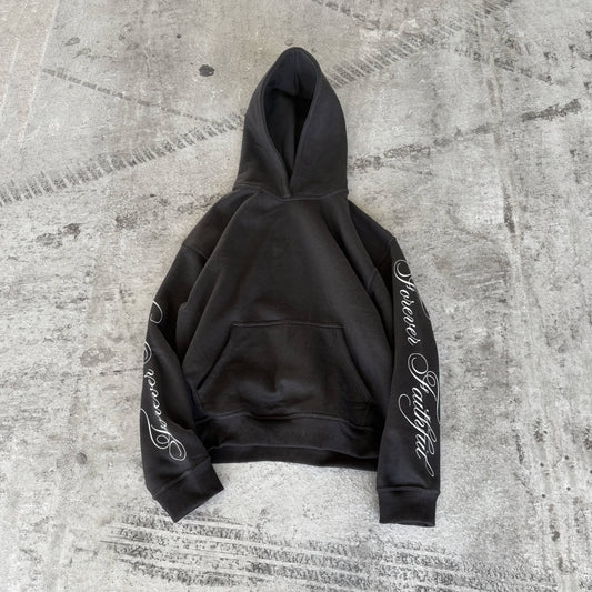 forever faithful hoodie black